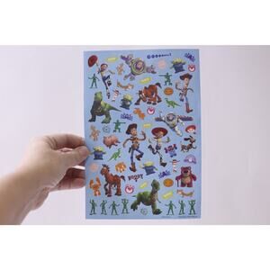 Toy Story, Sticker Sheet, Disney, Pixar, Movie, Scrapbooking, ~ 251107-WH 1394